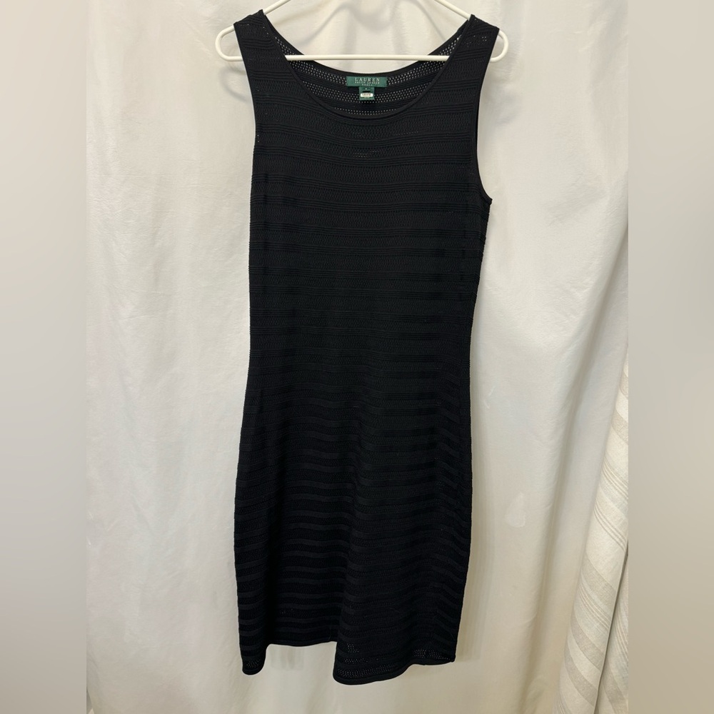 Lauren Ralph Lauren Black Dress Size Medium